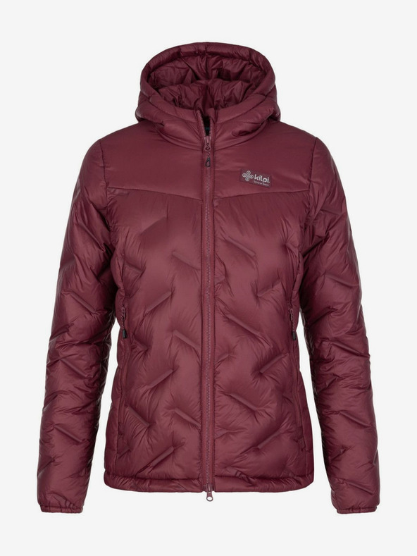 Kilpi Vínová dámská zimní péřová bunda Kilpi ALBERTA