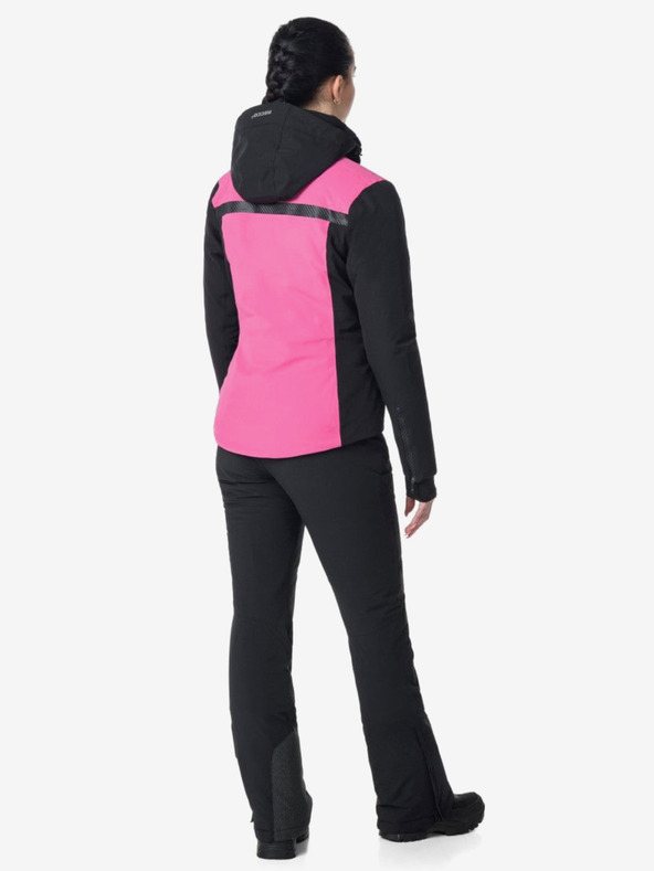 Kilpi Černo-růžová dámská zimní lyžařská bunda Kilpi HATTORI