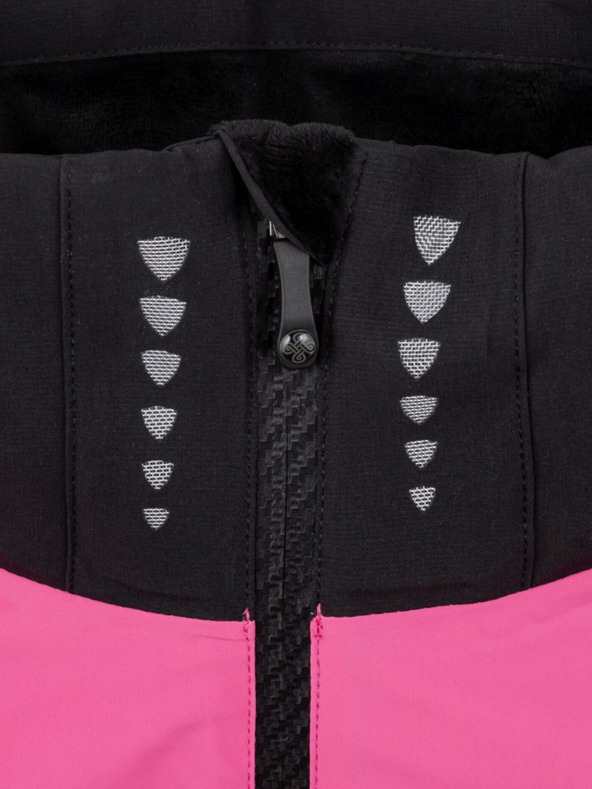 Kilpi Černo-růžová dámská zimní lyžařská bunda Kilpi HATTORI