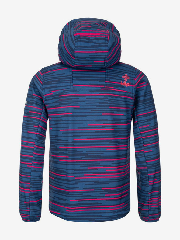 Kilpi Modrá holčičí vzorovaná softshellová bunda Kilpi RAVIA