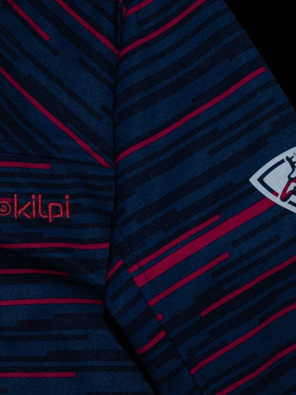 Kilpi Modrá holčičí vzorovaná softshellová bunda Kilpi RAVIA