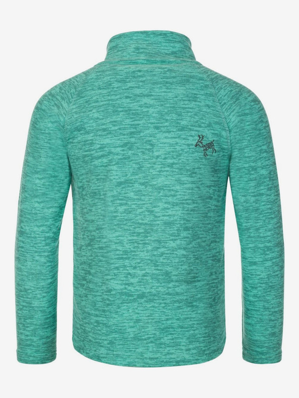 Kilpi Tyrkysová dětská fleecová mikina Kilpi ALMERI-J