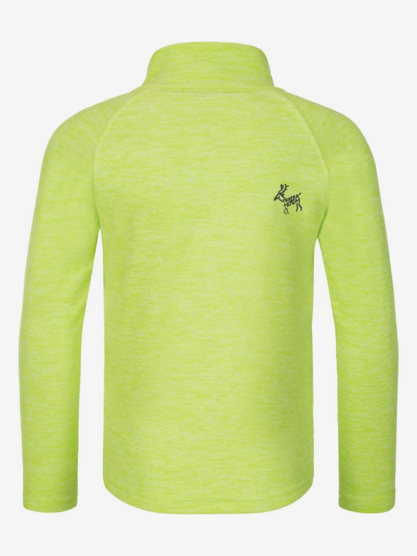 Kilpi Světle zelená dětská fleecová mikina Kilpi ALMERI