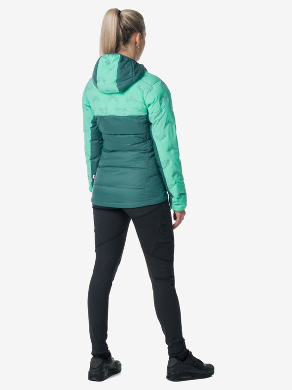 Kilpi Petrolejová dámská prošívaná bunda s peřím Kilpi TEVERY