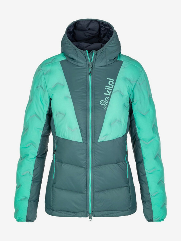 Kilpi Petrolejová dámská prošívaná bunda s peřím Kilpi TEVERY