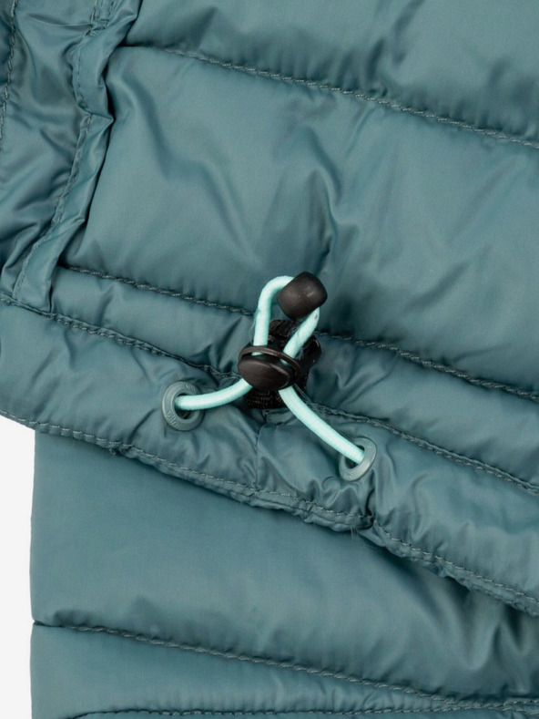 Kilpi Šedo-černá dámská péřová bunda Kilpi PYRAMIDEN