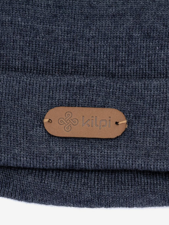 Kilpi Šedo-modrá klučičí úpletová čepice Kilpi DON