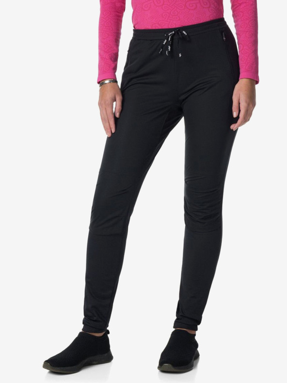 Kilpi Černé dámské sportovní kalhoty Kilpi NORWELL