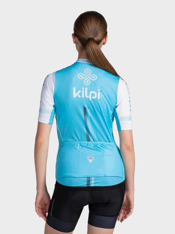 Kilpi Světle modré dámské sportovní tričko na zip Kilpi CORRIDOR