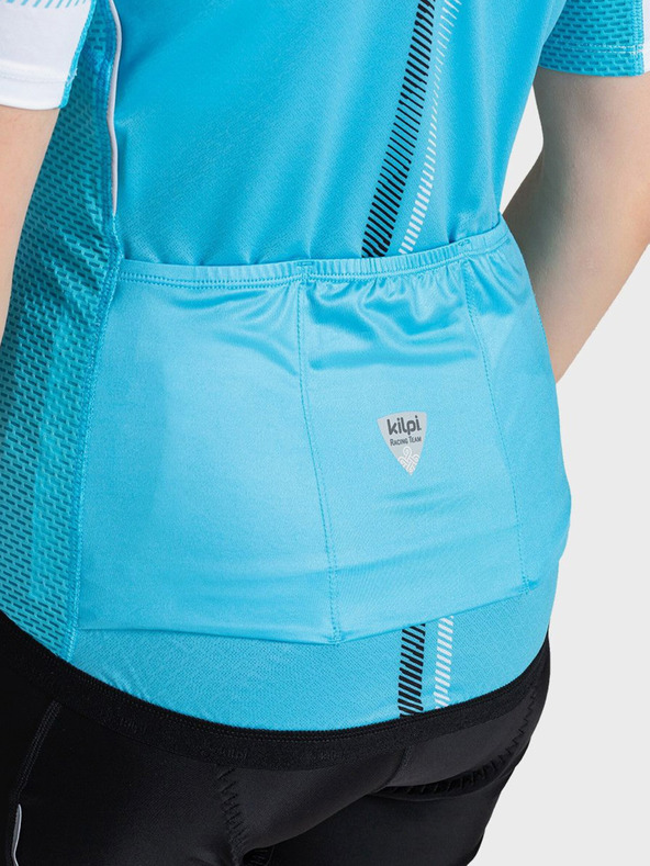 Kilpi Světle modré dámské sportovní tričko na zip Kilpi CORRIDOR