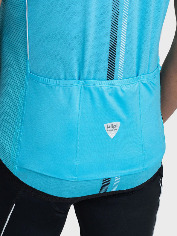 Kilpi Světle modré pánské sportovní tričko na zip Kilpi CORRIDOR