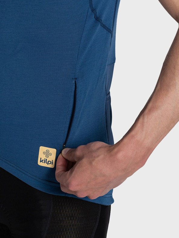 Kilpi Tmavě modré pánské sportovní tričko s potiskem Kilpi PETRANA