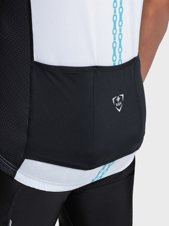 Kilpi Bílé pánské sportovní tričko na zip Kilpi RIVAL