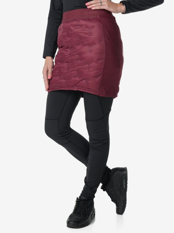 Kilpi Černá dámská zimní prošívaná sukně Kilpi LIAN