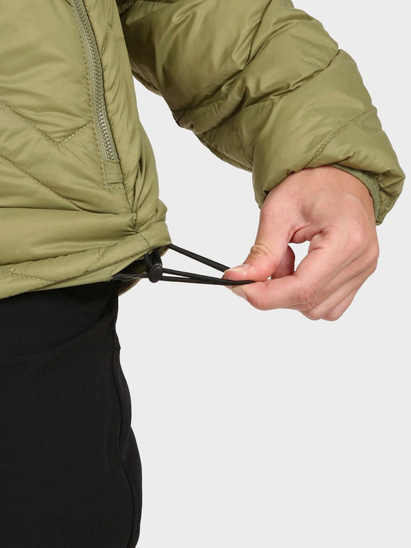 Kilpi Zelená dámská zimní prošívaná bunda Kilpi REBEKI