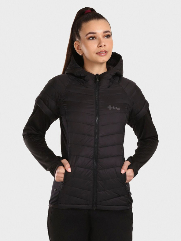 Kilpi Černá dámská prošívaná bunda Kilpi VERONS