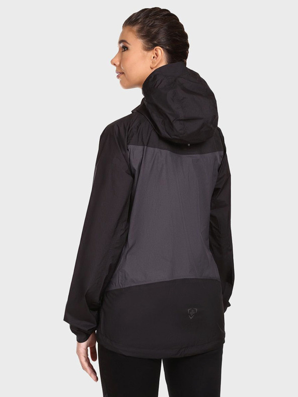 Kilpi Šedo-černá dámská sportovní bunda KILPI HURRICANE