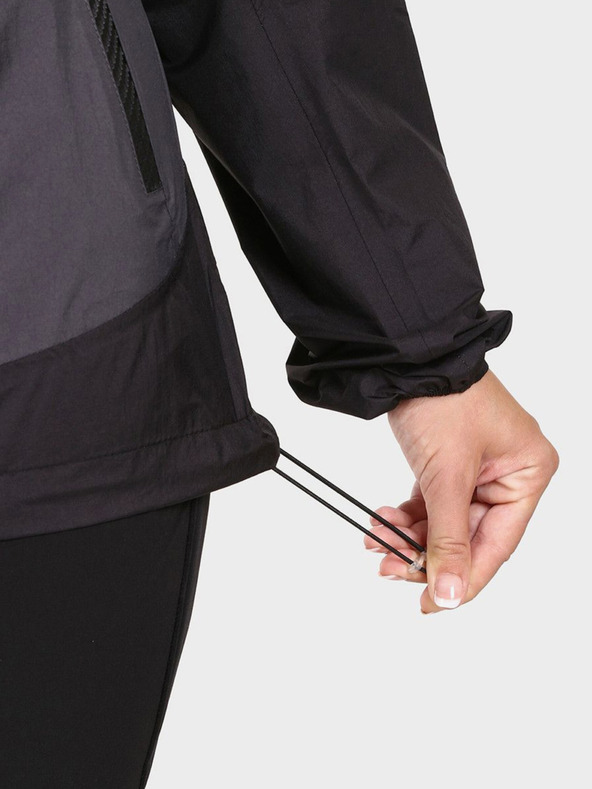 Kilpi Šedo-černá dámská sportovní bunda KILPI HURRICANE