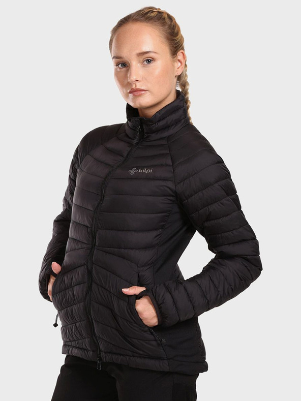 Kilpi Černá dámská zimní prošívaná bunda Kilpi ACTIS