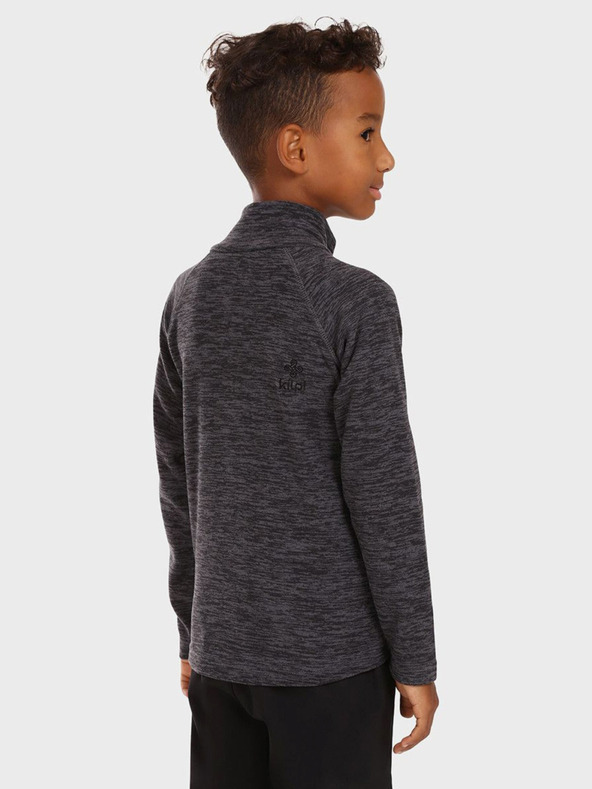 Kilpi Tmavě šedá dětská flísová mikina mna zip Kilpi ALACANT