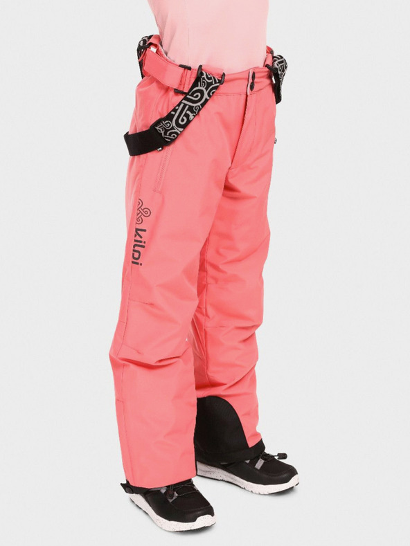 Kilpi Růžové holčičí lyžařské kalhoty Kilpi GABONE