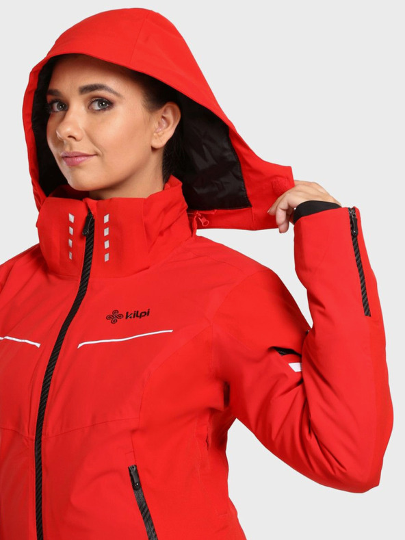 Kilpi Červená dámská lyžařská bunda Kilpi LORIEN