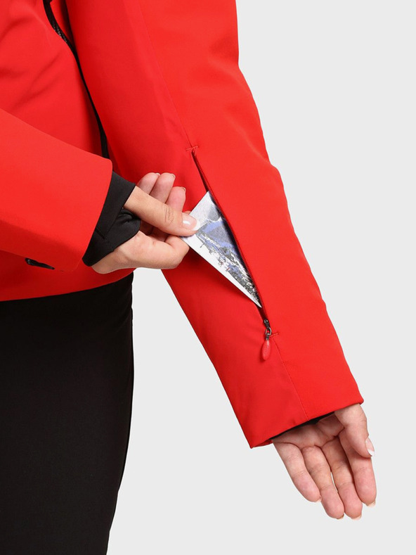 Kilpi Červená dámská lyžařská bunda Kilpi LORIEN