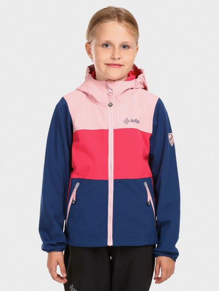 Kilpi Modro-růžová holčičí softshellová bunda Kilpi RAVIA
