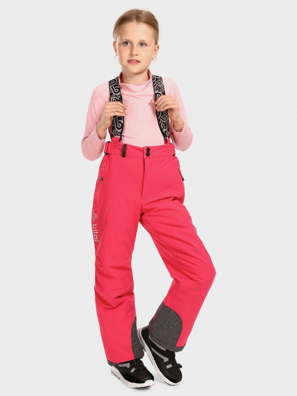 Kilpi Růžové holčičí lyžařské kalhoty KILPI MIMAS