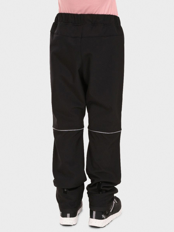 Kilpi Černé dětské softshellové kalhoty Kilpi RIZO