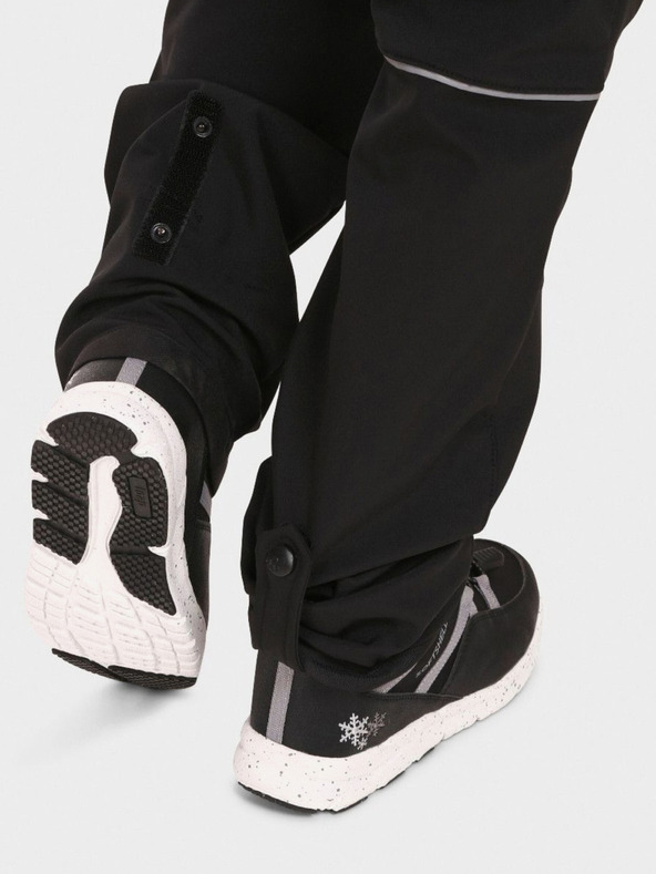 Kilpi Černé dětské softshellové kalhoty Kilpi RIZO