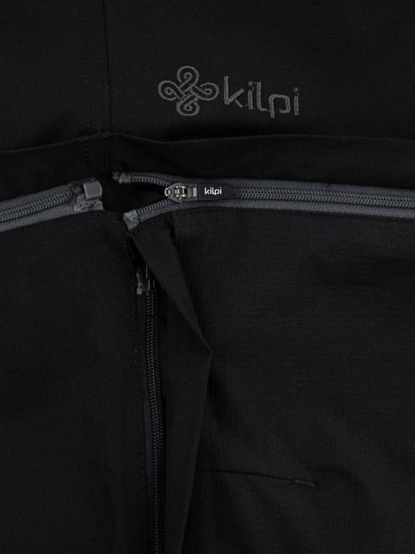 Kilpi Černé pánské outdoorové kalhoty Kilpi HOSIO
