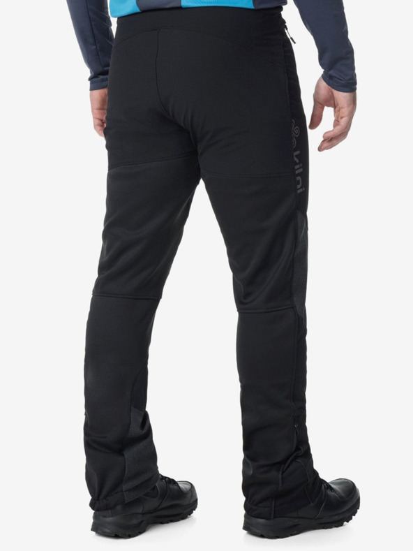 Kilpi Černé pánské outdoorové kalhoty Kilpi NUUK