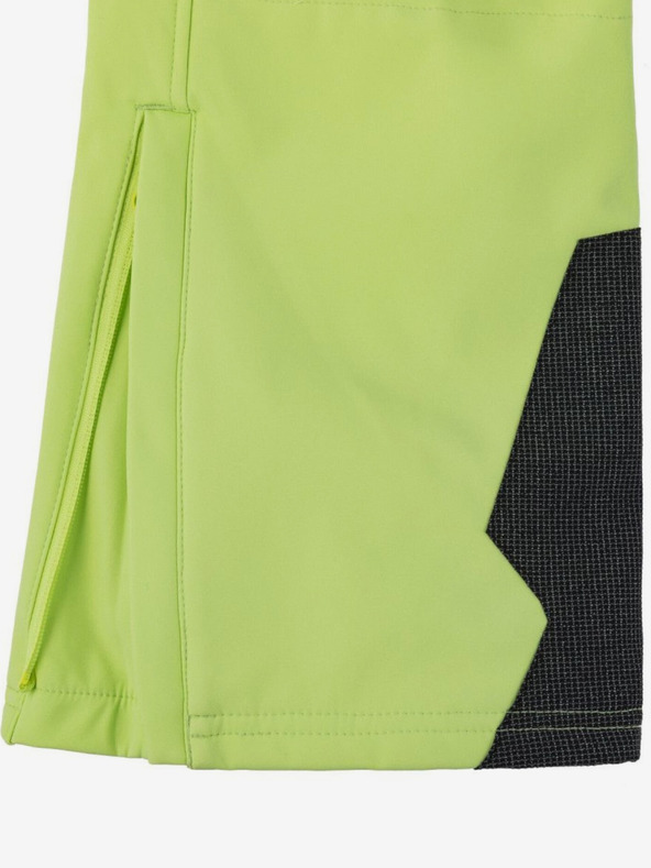 Kilpi Světle zelené pánské softshellové lyžařské kalhoty Kilpi RHEA