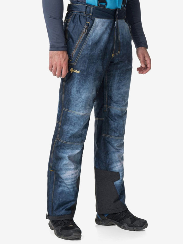 Kilpi Tmavě modré pánské lyžařské kalhoty Kilpi DENIMO