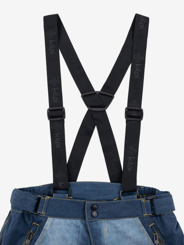 Kilpi Tmavě modré pánské softshellové lyžařské kalhoty Kilpi JEANSO