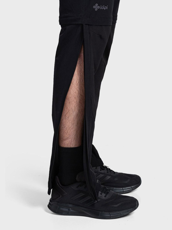 Kilpi Černé pánské outdoorové kalhoty Kilpi HOSIO