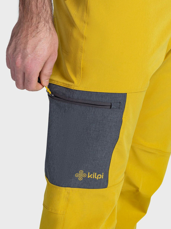 Kilpi Žluté pánské outdoorové kalhoty Kilpi LIGNE