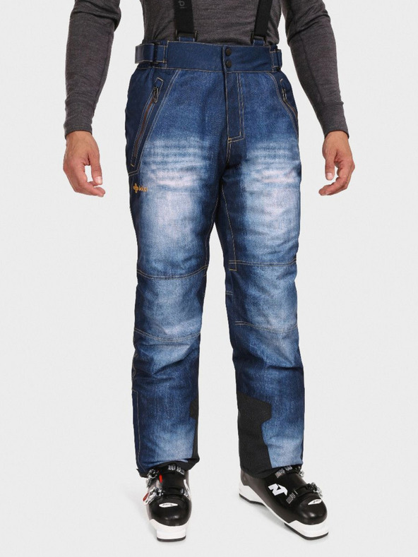 Kilpi Tmavě modré pánské lyžařské kalhoty Kilpi DENIMO