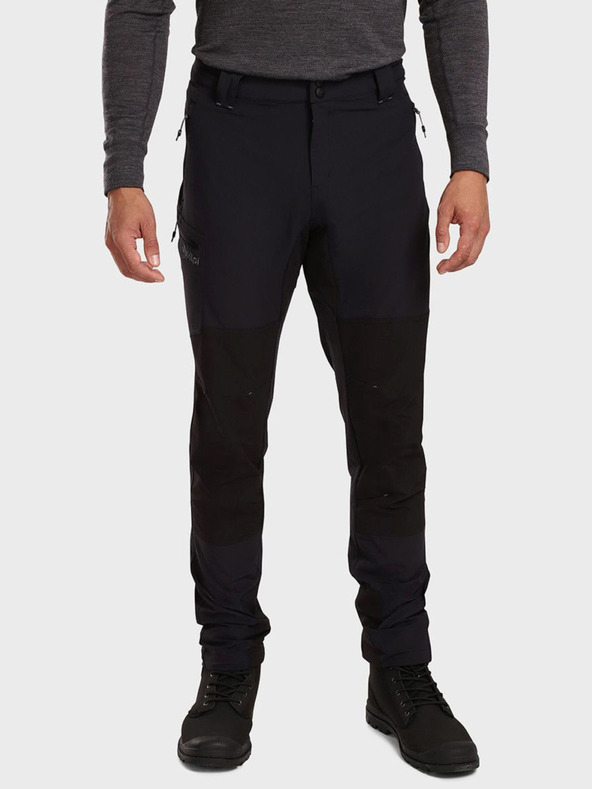Kilpi Černé pánské outdoorové kalhoty Kilpi TIDE