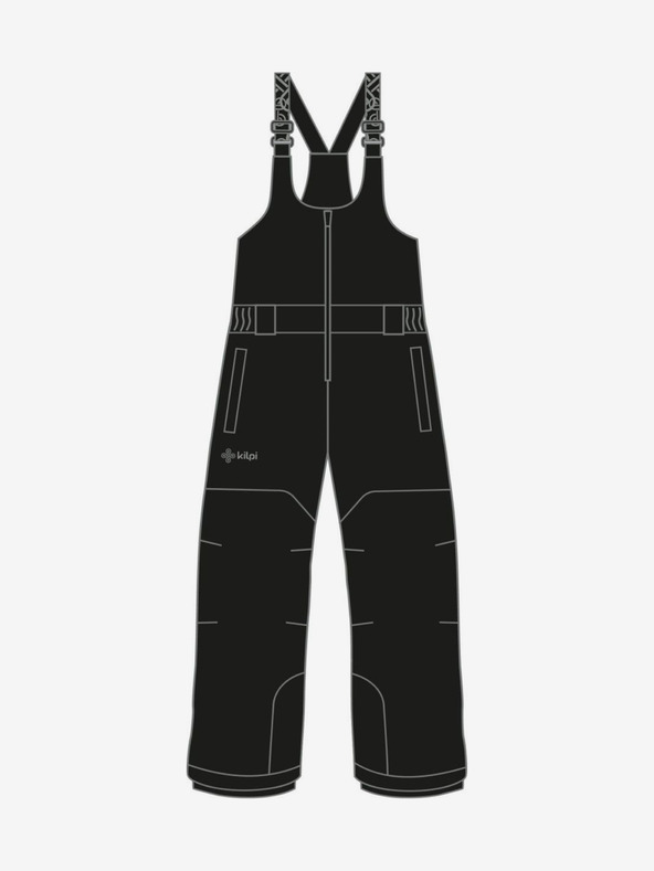 Kilpi Čern édětské lyžařské kalhoty Kilpi DARYL