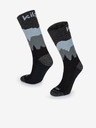 Kilpi Černé unisex ponožky z merino vlny Kilpi NORS-U