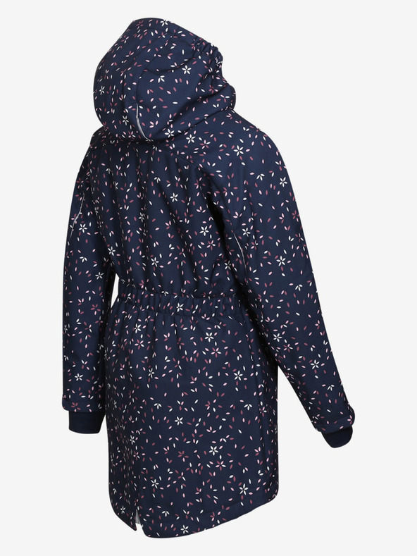 ALPINE PRO Tmavě modrý holčičí softshellový kabát ALPINE PRO Ilemo