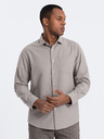 Ombre Clothing Šedá pánská košile Ombre Clothing