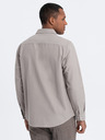Ombre Clothing Šedá pánská košile Ombre Clothing