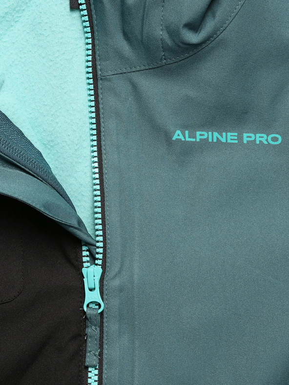 ALPINE PRO Šedá klučičí bunda s mikinou ALPINE PRO Plega