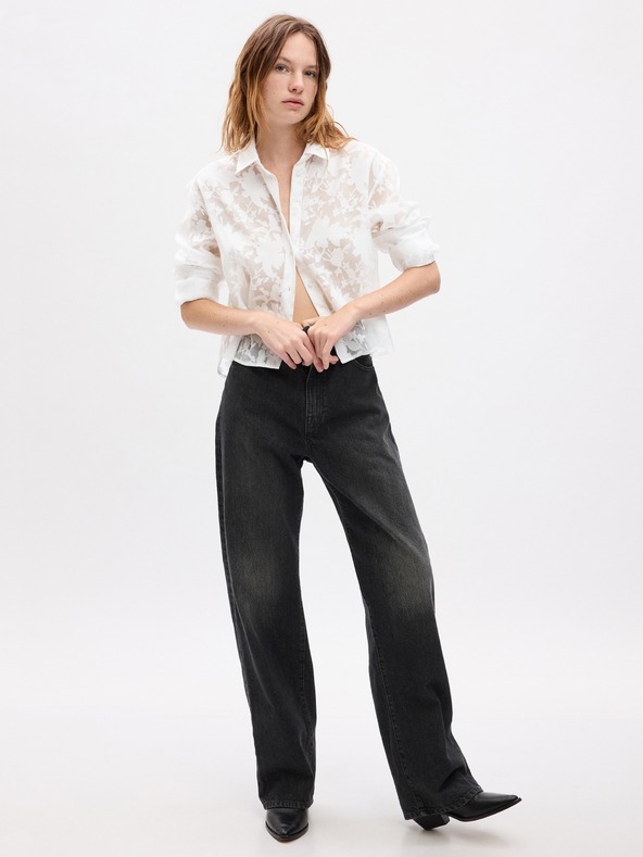 GAP Krajková košile crop GAP