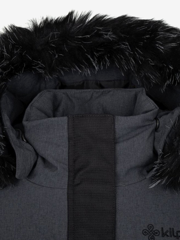 Kilpi Černý dámský zimní kabát Kilpi KETRINA-W