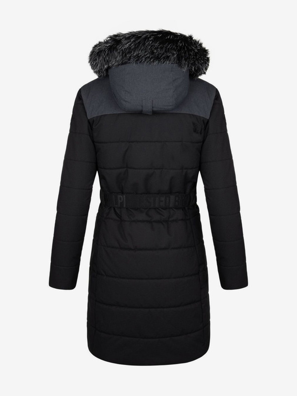 Kilpi Černý dámský zimní kabát Kilpi KETRINA-W