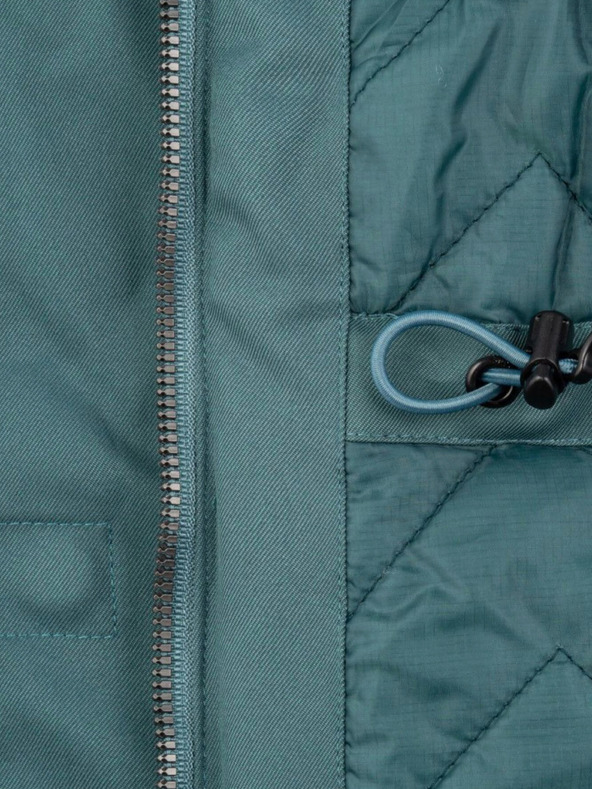 Kilpi Tmavě zelený dámský zimní kabát Kilpi PERU-W